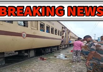 Tragic death of 2 people after being hit by a speeding train