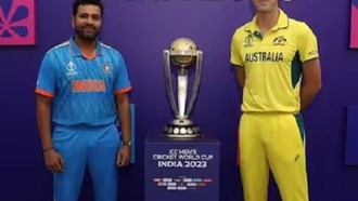 Australia won the toss in the match with India in ICC Cricket World Cup 2023..