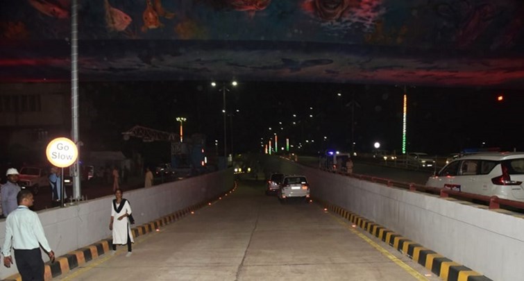 CM Nitish inaugurates Lohia Path Chakra underpass