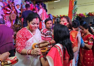 'Sindoor Khela' ceremony in Gaya