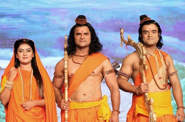 shree ram ki bhumika me najar aaye bhojpuri superstar khesarilal yadav