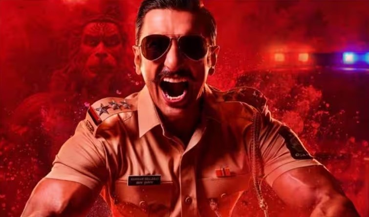 singham again ka poster reliese, Ranveer Singh ka dikha dhansu andaj, photo viral 