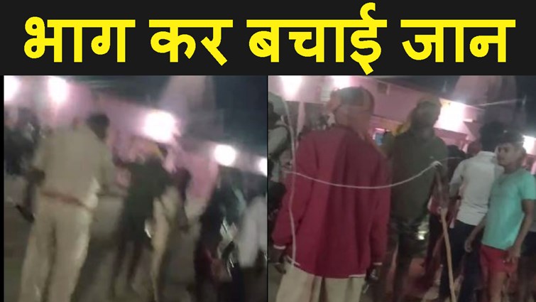 BREAKING Police of DGP RS Bhatti were chased away by liquor traders with sticks.
