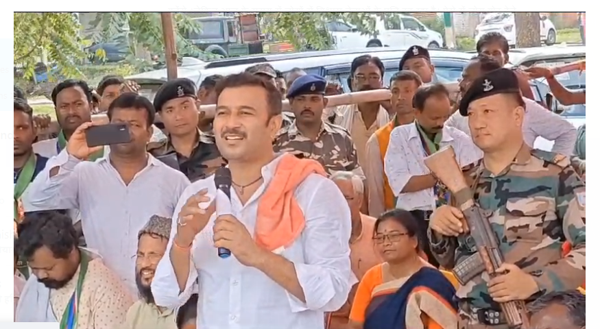 aajsu suprimo sudesh mahto ne ki chunavi sabha 