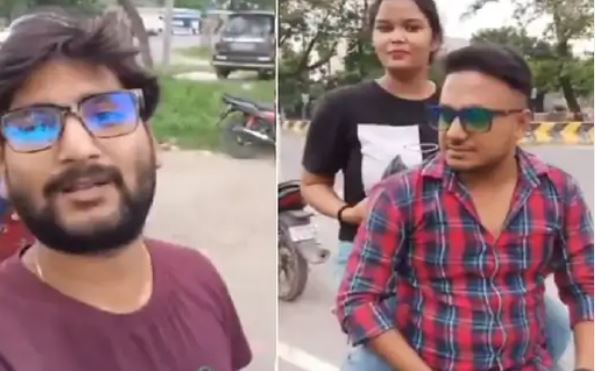 The film story of husband, wife and lover was seen in Purnia.