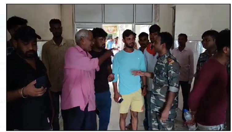 sadar aspatal mai prasav ke bad mahila ki maut 