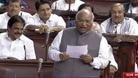  Mallikarjun Kharge asked questions to the ruling party in Rajya Sabha