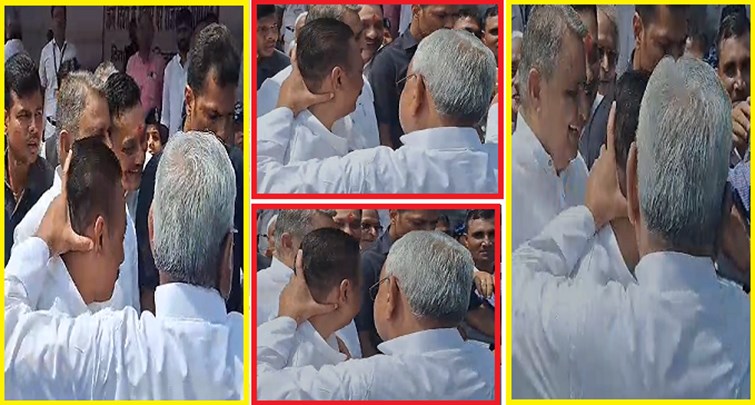 jab cm nitish ne apne hi minister ki pakad li gardan har koi rah gaya hairan