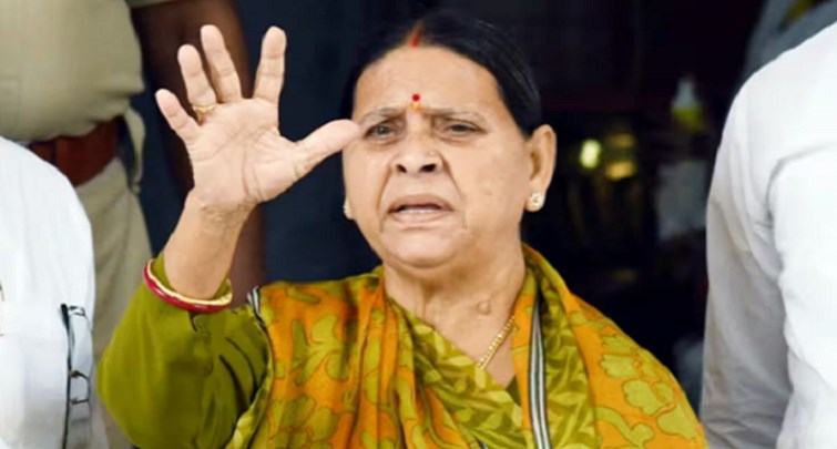  Vaishya community angry with Rabri Devi's statement