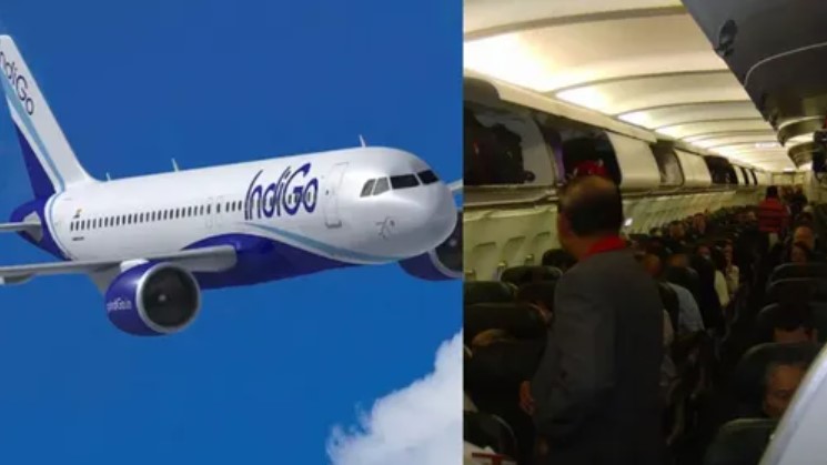 indigo ki flight me emergency gate kholni me shkhs arrest