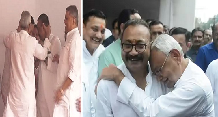 MASTI KE MOOD ME NAJAR AAYE CM NITISH ASHOK CHAUDHARY KO BOLE KARTE HAI BAHUT PREM