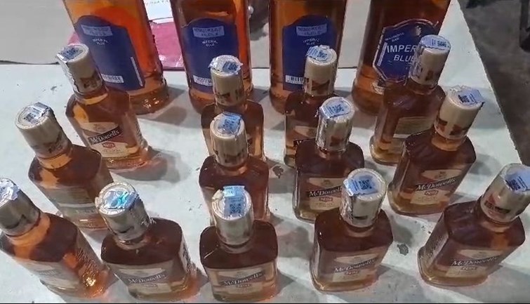 foreign liquor released in large quantities