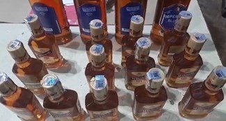 foreign liquor released in large quantities