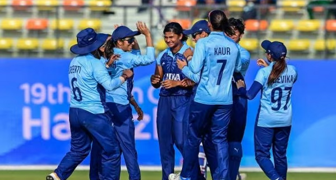 Asian Games 2023 me indian womens cricket team ne jeeta gold