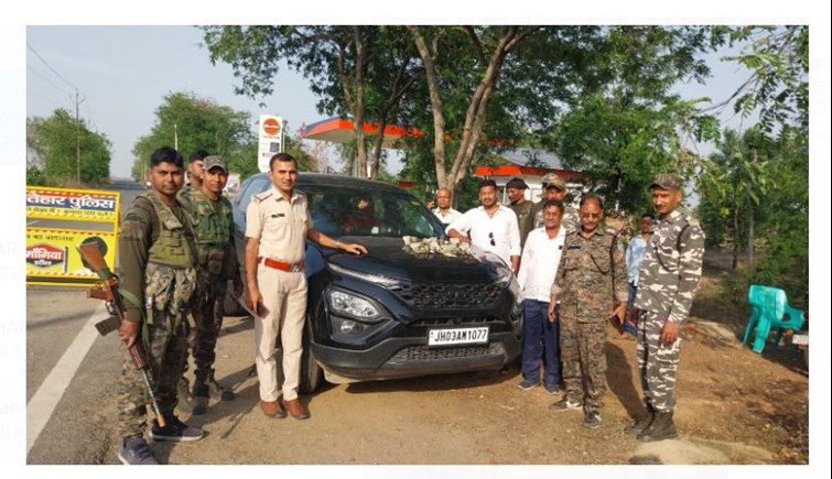 latehar mai 5.65 lakh cash baramad 