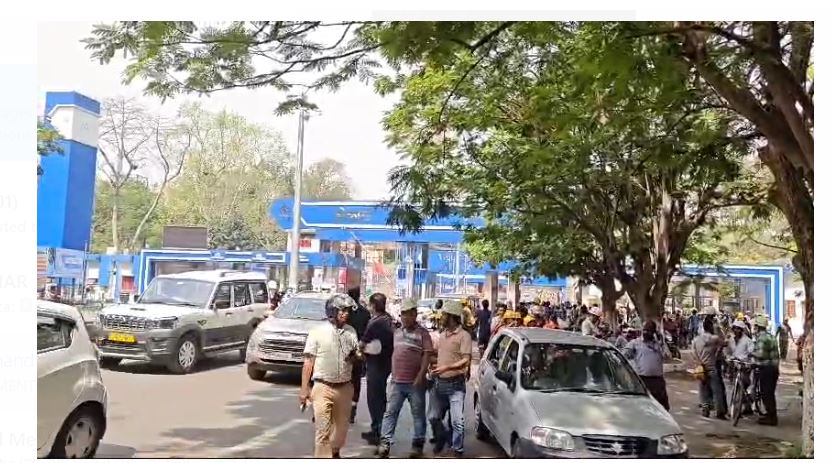 bokaro steal plant mai gas ka risav 