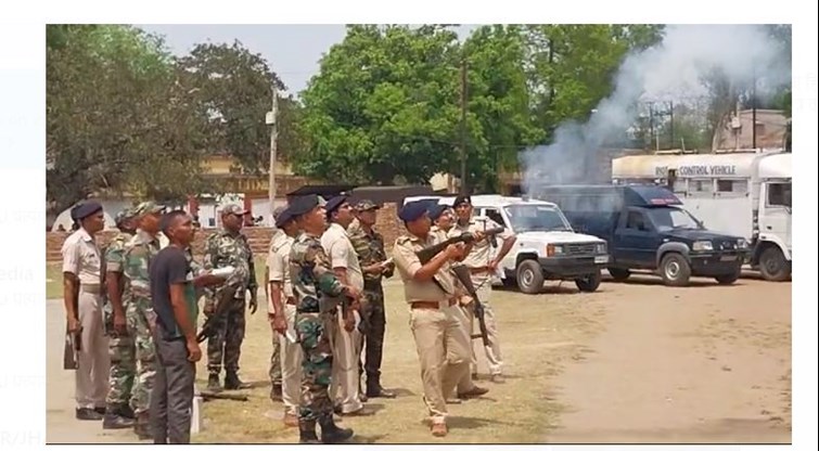ramnavmi ko lekar dhanbad mai mock drill 