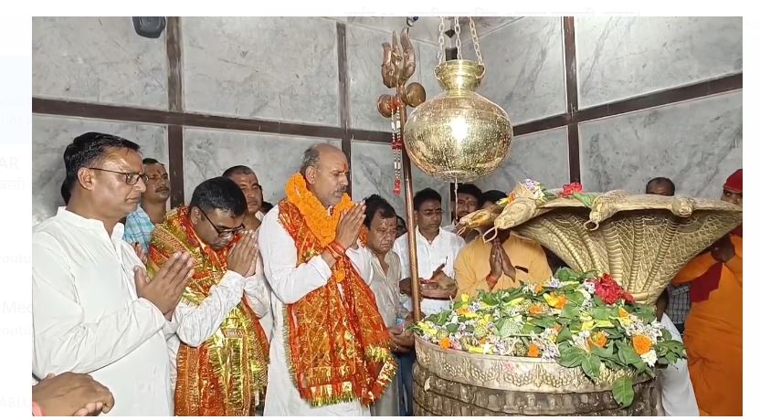 ticket milne ke bad kn tripathi pahunche chatra