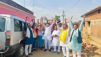  JDU leader Chhotu Singh did vigorous election campaign in Banka