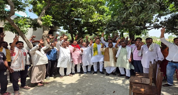 JDU leader Chhotu Singh campaigned vigorously in Samastipur