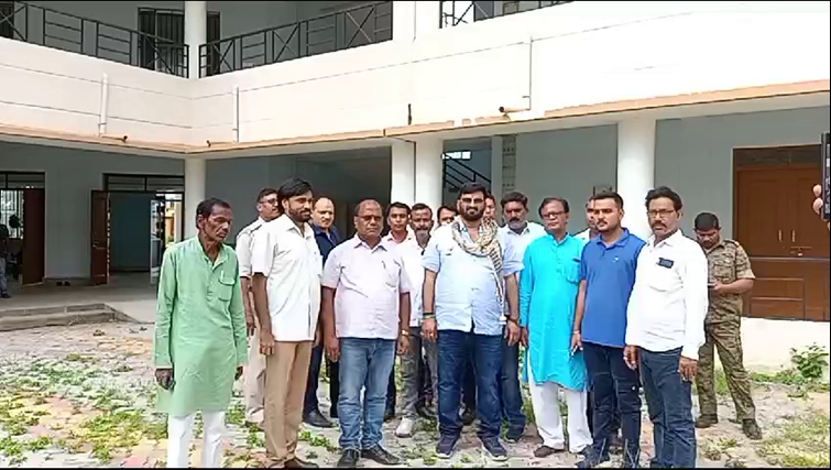 Inspection of newly constructed womens college in Madhupur