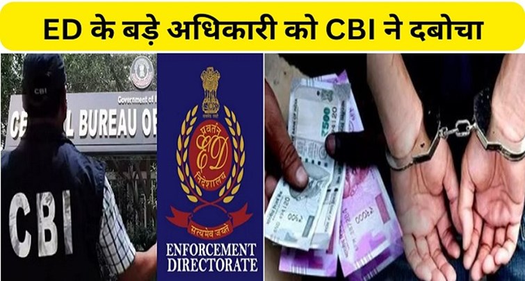 CBI arrested senior ED officer for taking bribe of Rs 20 lakh