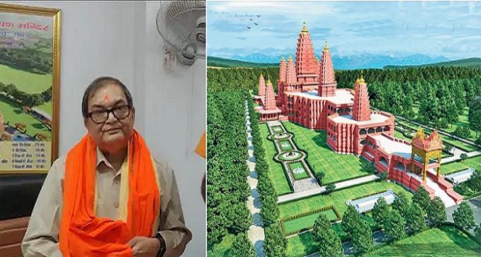  The country largest huge Ramayana temple is being built in Bihar.