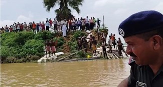  Dam broken in Fataha Khanda of Nalanda