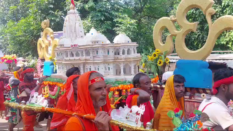 Amazing Kanwar Yatra for Mateshwar Dham Mahotsav