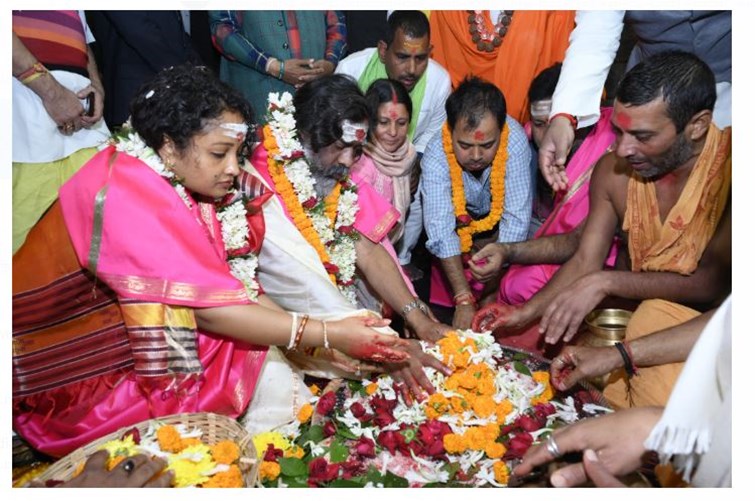 cm hemant soren ne deoghar baba mandir mai ki puja