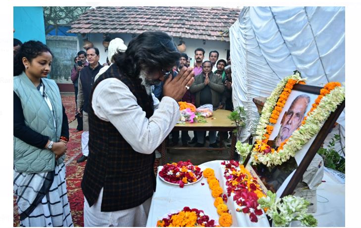 cm hemant soren aur kalpana soren pahunche nala