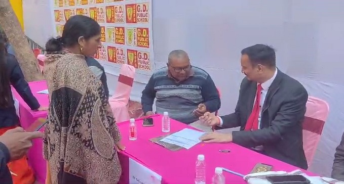 Mega medical camp organized in GD Public School