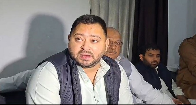 Tejashwi Yadav reached Saharsa