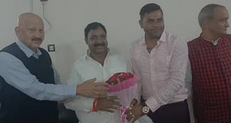 Minister Sanjay Prasad Yadav met former MLA Arvind