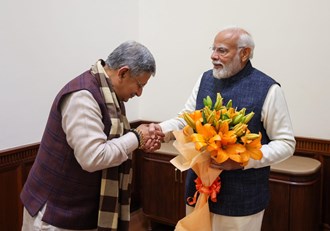  When the government changed in Bihar, Lalan Singh met PM Modi in Delhi, picture came out...