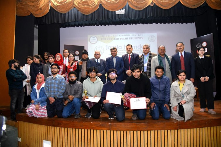 Jamia Hamdard Open Crossword Competition 2024  IIT Delhi emerged as the winner