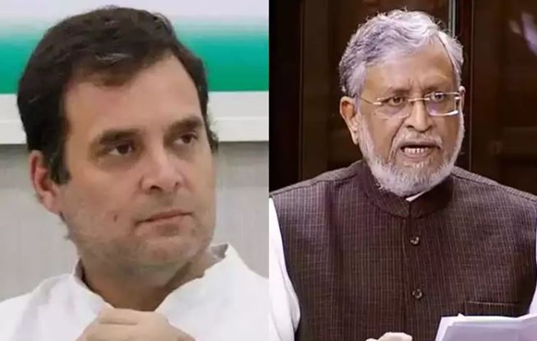  Sushil Modi's Rahul Gandhi sarcasm Said- Congress government kept Teli-Ghanchi caste in OBC