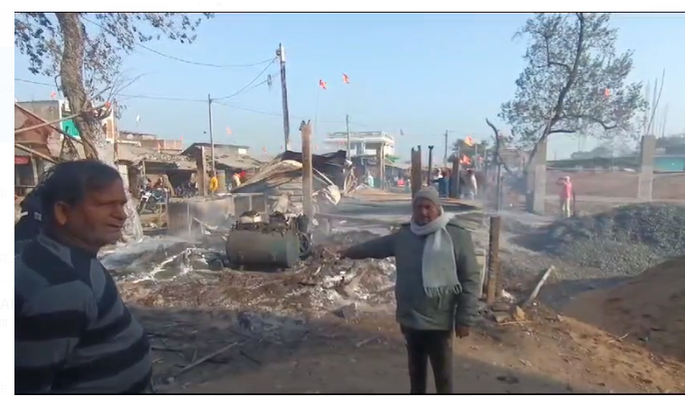 sahebganj mai dukan mai lagi bhishan aag 