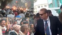 KK Pathak's warning has no effect, employed teachers take out torch procession in protest