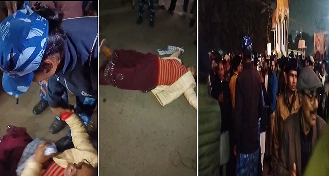 Lathi charge on employed teachers