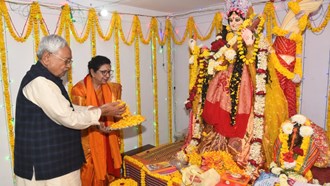 CM in the shelter of Mother Sharda Wished for happiness, peace and prosperity of the state