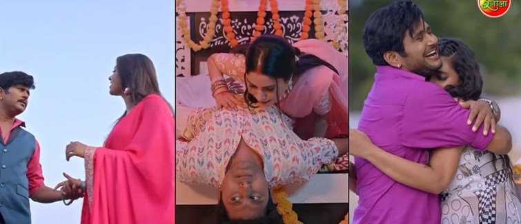 Trailer of upcoming Bhojpuri film created a stir Yash Kumar trapped between three brides, audience thrilled