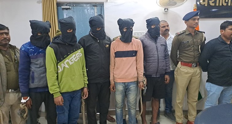  Vaishali police arrested 5 in case of demanding extortion from businessman
