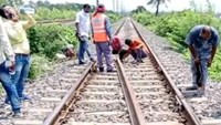 TRIPPLE MURDER Dead bodies of man, woman and child found from railway track, sensation in the area