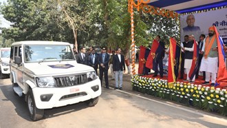 CM Nitish inaugurated 383 police vehicles