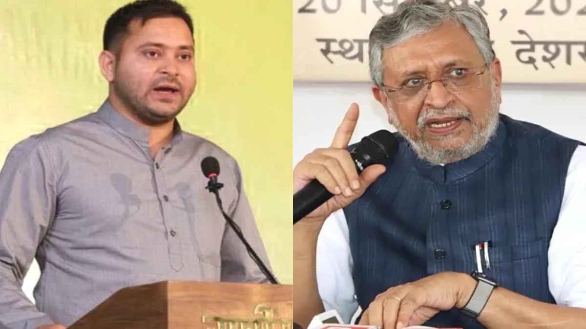  In Tejashwi's journey, only 'mother'...where is 'father'? Sushil Modi wrapped again, reminded of Jungle Raj