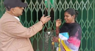 Ward member locked Panchayat building for six-point demands, lock opened after BDO intervened