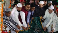  Former Union Minister Syed Shahnawaz Hussain prayed for peace and tranquility in the country and state.