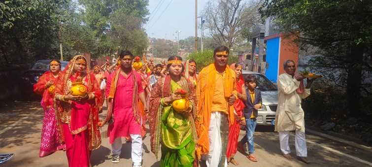  Hundreds of women participated in Kalash Yatra