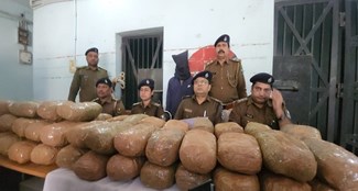 61 kg ganja recovered from the basement of the truck